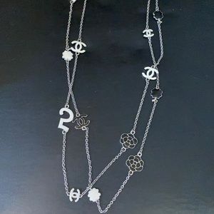 Chanel camellia necklace